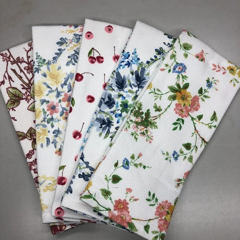 Printed Cotton Kitchen Towel Set