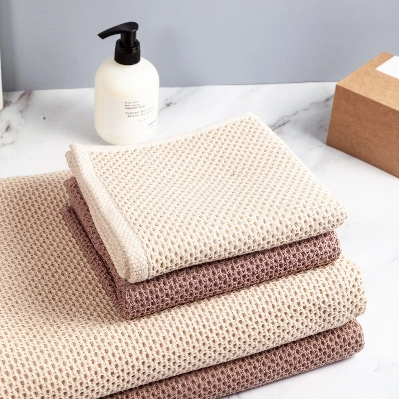 Solid Cotton Waffle Towel best